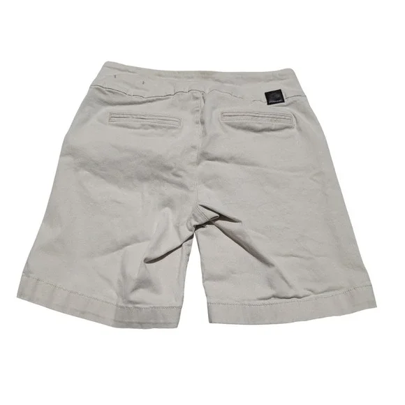 Jag Jeans Shorts Womens 6 Tan Classic Fit Pull On Bermuda Khaki Stretch Casual - Picture 2 of 6